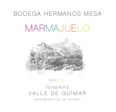 Etiqueta Vino Marmajuelo de Bodega Hermanos Mesa