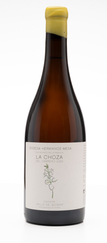 botella de vino la choza del cabrero de la bodega hermanos mesa