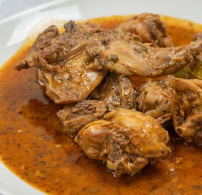 platos tipicos de canarias conejo en salmorejo